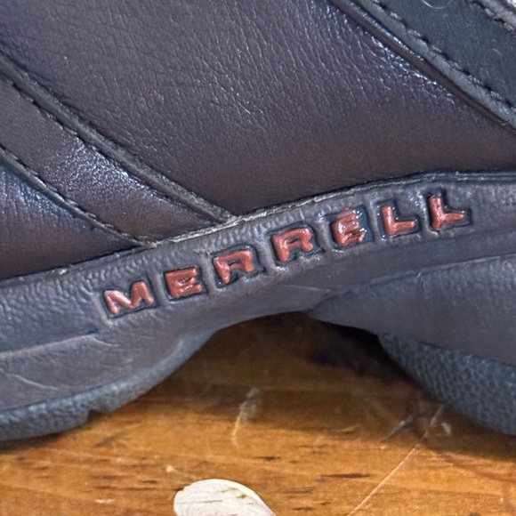 Merrell Women's Primo Patch Leather Bug Brown Sz 7 Clogs - Picture 5 of 9